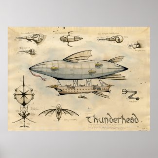 Airship Thunderhead print