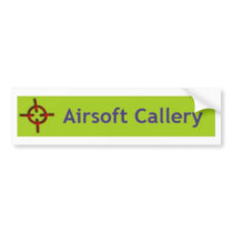 Airsoft Callery Bumper Sticker