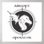 Airsoft Operator Poster posters