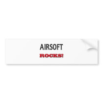 Airsoft Rocks Bumper Sticker