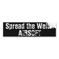 Airsoft "Spread the Welts" Bumper Sticker