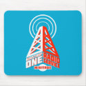 Airstrip One Radio Service mousepads by Sporkbender Airstrip One Radio Service mousepads