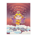 Airy Fairy Up in the Air Birthday Postcard