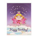 Airy Fairy Up in the Air Birthday Postcard