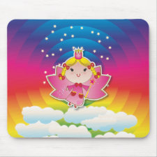 Airy Fairy Up In the Air Pink Mousepad