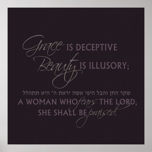 Aishet Chayil Praise for Woman Poster