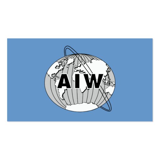 AIW Info Card to Give to Prospective Members Business Card