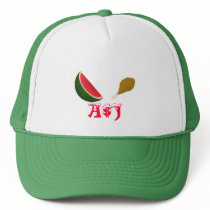 AJ Cash Fried Chicken & Watermelon Hat by aalsto4 AJ Cash Fried Chicken & Watermelon Hat