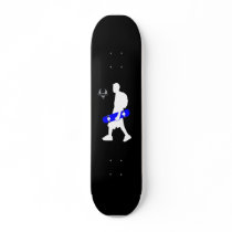AJ Cash White Silhouette Skateboard