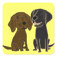 AJ- Flatcoated Retriever Sticker sticker