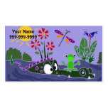 AJ- Frog Sitting on an Alligator Business Cards