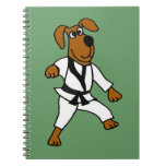 AJ- Funny Karate Dog Notebook