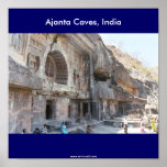 Ajanta Caves, India, posters