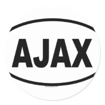 AJAX stickers by humorous AJAX stickers