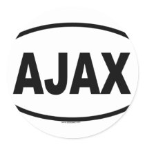 AJAX stickers by humorous AJAX stickers