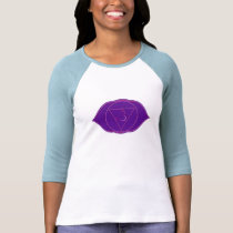 Ajna Chakra 3/4 Sleeve Raglan t-shirts by templegreen Ajna Chakra 3/4 Sleeve Raglan t-shirts