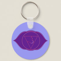 Ajna Chakra Keychain by templegreen Ajna Chakra Keychain