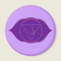 Ajna Chakra Magnet by templegreen Ajna Chakra Magnet
