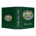 AJS Popper "Green Greenie" Saltwater Fishing Lure Vinyl Binder