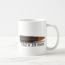 AK47 7.62 x 39mm Ammo Round Mug