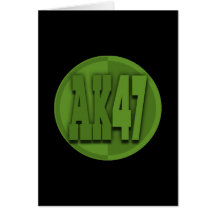 AK47 GREETING CARDS