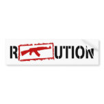 Ak47 REVOLUTION bumper stickers