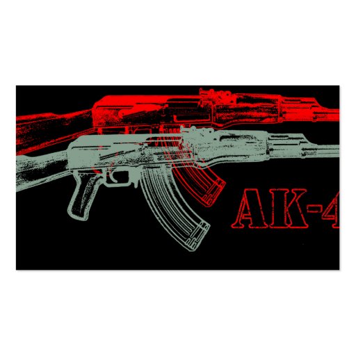 AK 47 BUSINESS CARD (back side)