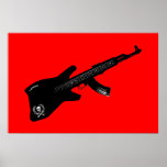 AK 47 Guitar posters