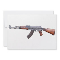 AK-47 CUSTOM INVITATIONS