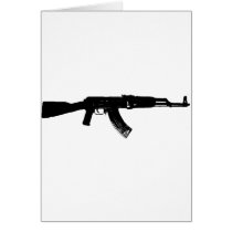 AK-47 Silhouette Card