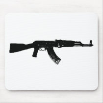 AK-47 Silhouette Mouse Pads