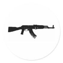 AK-47 Silhouette stickers