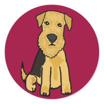 AK- Airedale Terrier Stickers