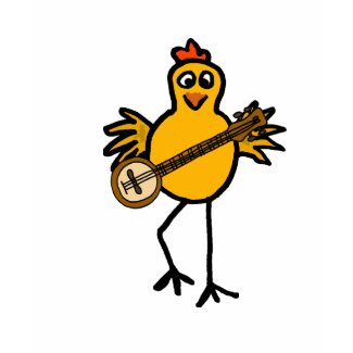 AK- Banjo Playing Chicken Shirt