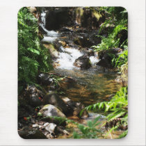 Akaka Fall smaller trail stream 1 mousepads