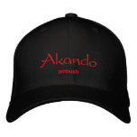Akando Name Cap / Hat embroidered hats