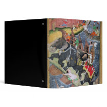 Akbar tames the Savage Elephant, Hawa'i Binders