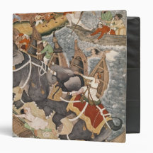 Akbar Tames the Savage Elephant, Hawa'i 3 Ring Binder