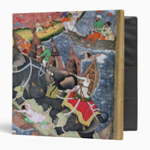 Akbar tames the Savage Elephant, Hawa'i Binders