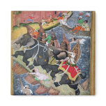 Akbar tames the Savage Elephant, Hawa'i Fridge Magnet