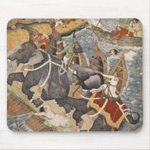 Akbar Tames the Savage Elephant, Hawa'i Mousepad