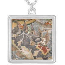 Akbar Tames the Savage Elephant, Hawa'i Necklace