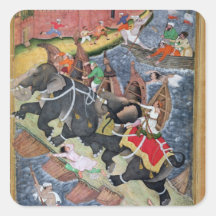 Akbar tames the Savage Elephant, Hawa'i Sticker