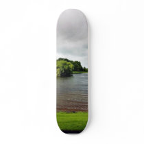 Akes Lough Gur Clouds Trees Ireland Skateboard Deck