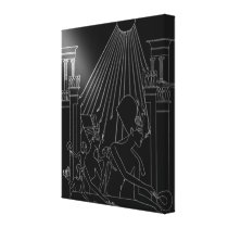 'Akhenaton & Family' Stretched Canvas Prints