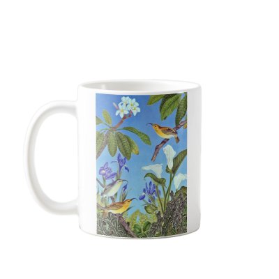 Akiapolaau Coffee Mugs by joeyartist