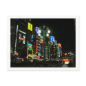 Akihabara at night. postcards