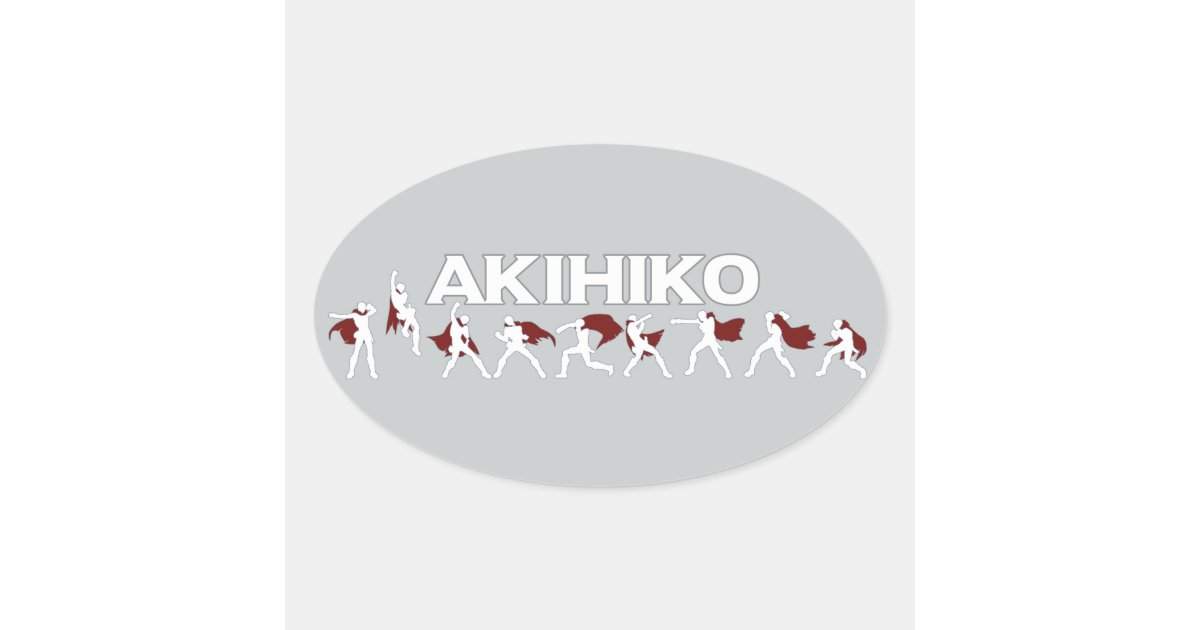 Akihiko - I've been waiting for this! Oval Sticker | Zazzle