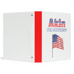 Akin for Congress Patriotic American Flag binders