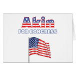 Akin for Congress Patriotic American Flag Card